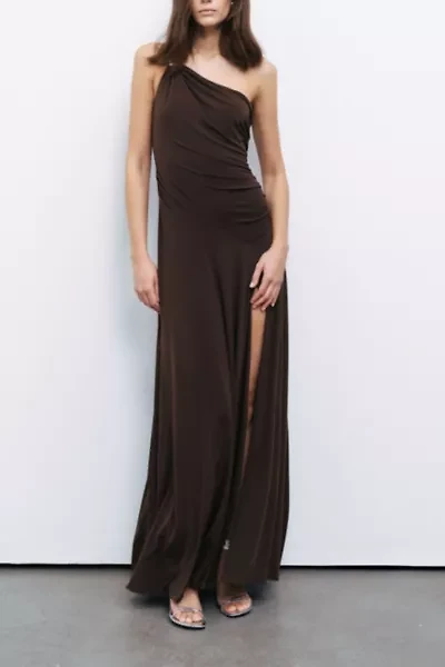 Nocturne One Shoulder Maxi Dress
