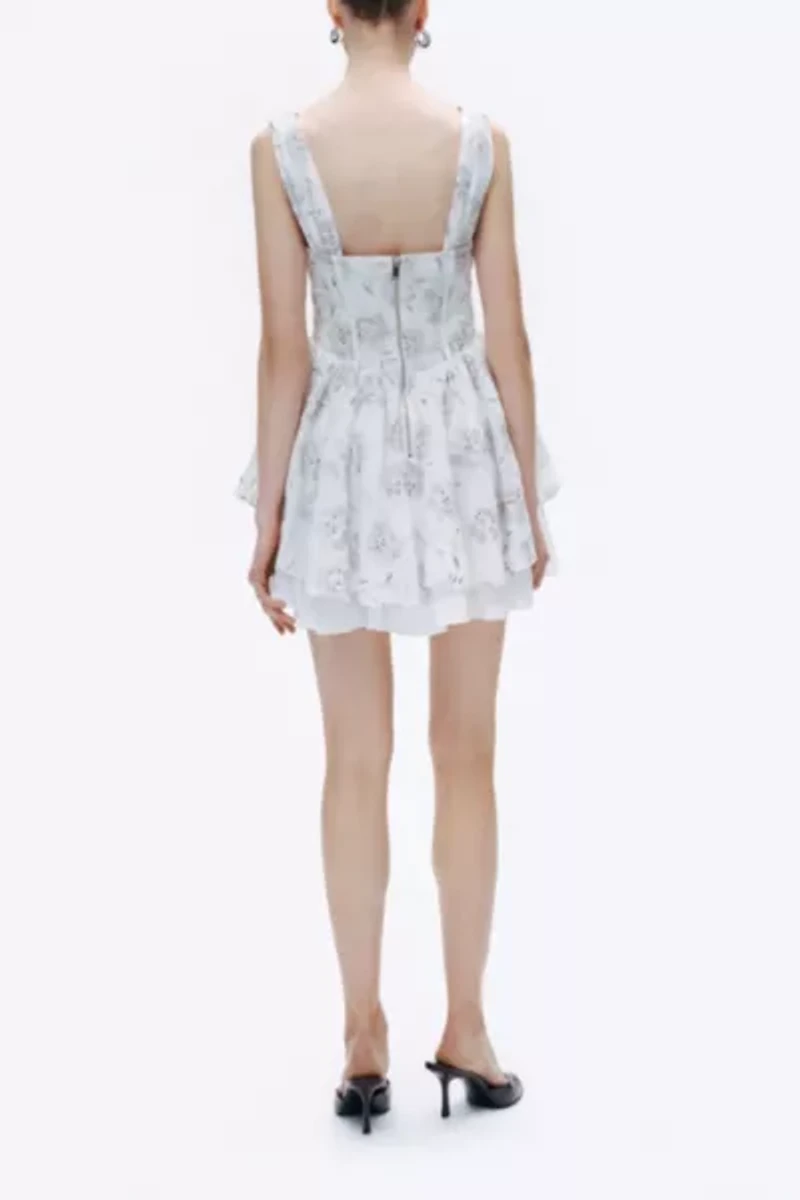 Nocturne Broderie Corset Mini Dress