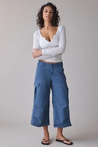 BDG A Cut Above Cropped Wide Leg Pants