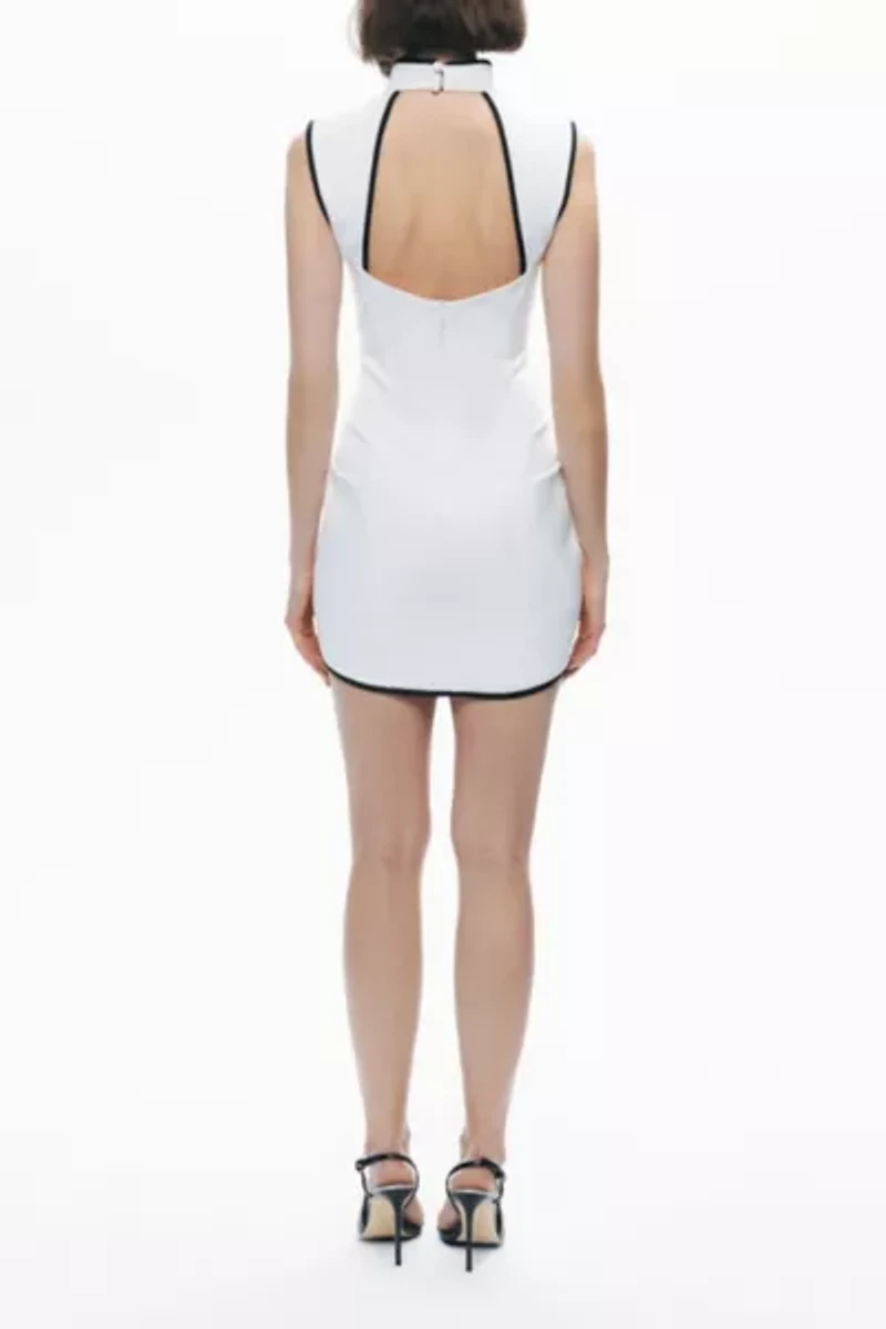 Nocturne High Neck Mini Dress