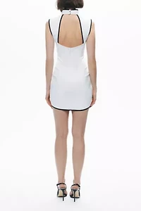 Nocturne High Neck Mini Dress