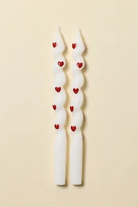 For Love & Lemons UO Exclusive Heart Taper Candle Set