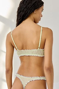 Out From Under Sweet Nothings Ruffle Sheer Mesh Bralette