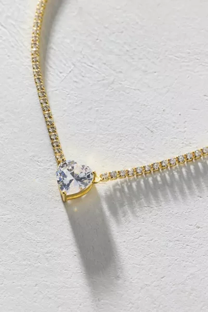 BONBONWHIMS UO Exclusive Heart Gumdrop Tennis Necklace