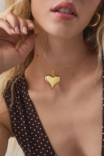 Big Heart Chain Necklace
