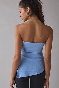 UO Afterparty Asymmetric Side-Slit Flyaway Tube Top