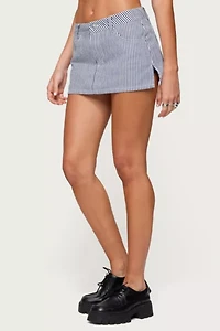 Edikted Liliane Striped Mini Skort