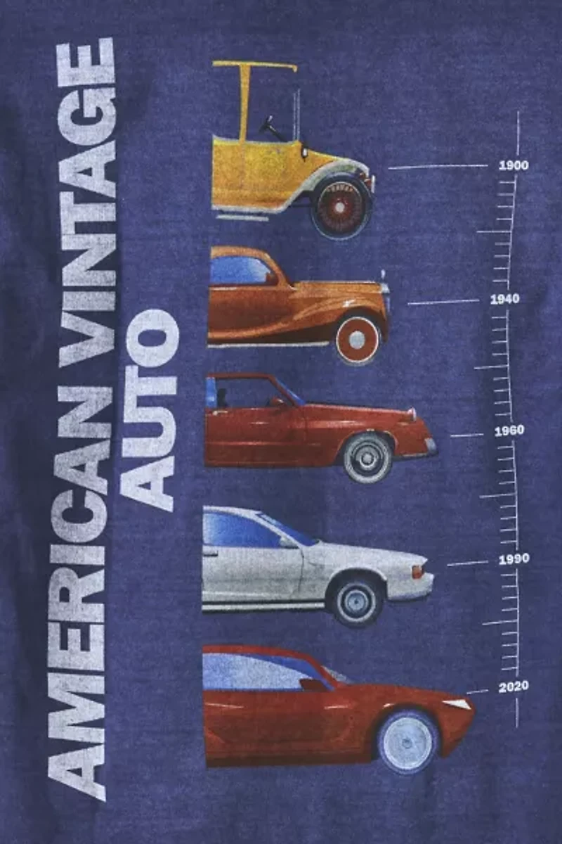 American Vintage Auto Graphic Tee