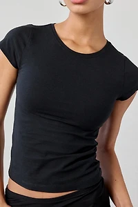 Out From Under Bec Short Sleeve Baby Tee