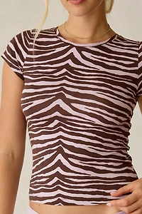 Out From Under Bec Short Sleeve Baby Tee