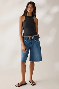 BDG Off-Duty Ribbed High Neck Tank Top