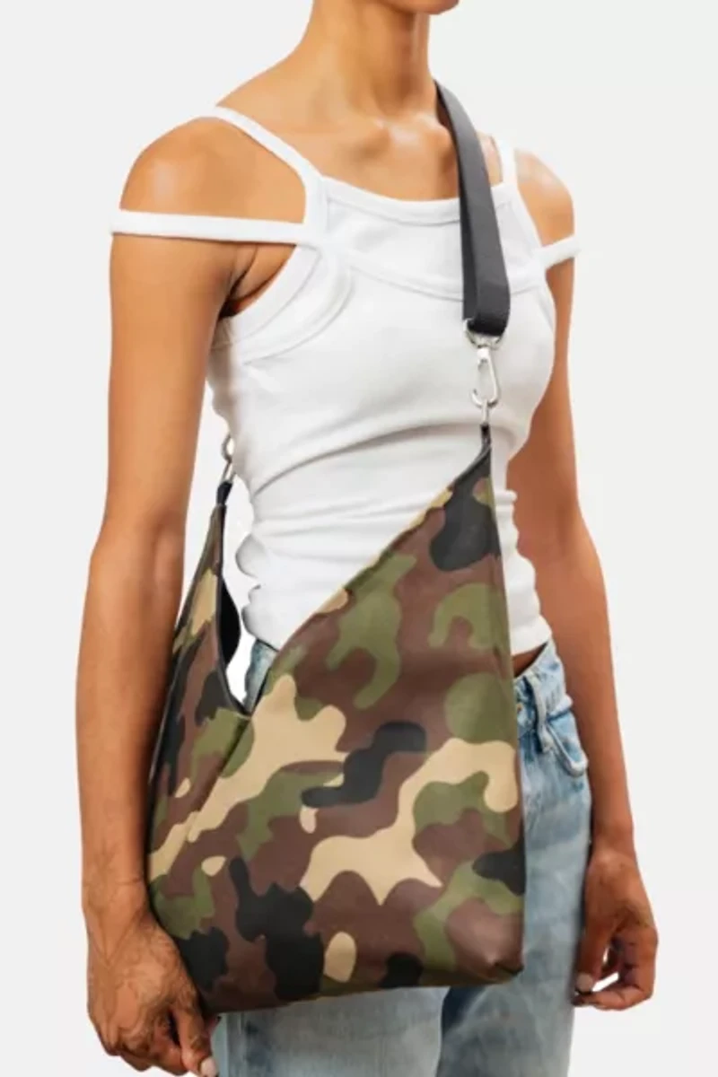 ADW Small Waxed Camo Crossbody Gami Bag