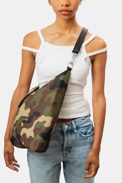 ADW Small Waxed Camo Crossbody Gami Bag