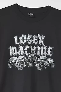 Loser Machine Crystal Skull Graphic Long Sleeve Tee