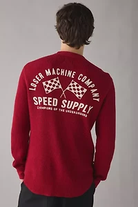 Loser Machine Throwback Graphic Long Sleeve Thermal Tee