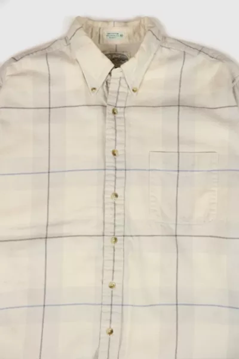 Vintage Plaid Button-Down Shirt
