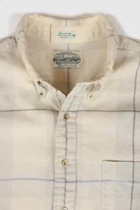 Vintage Plaid Button-Down Shirt