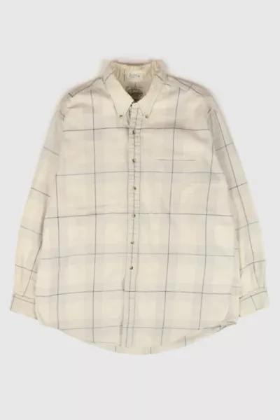 Vintage Plaid Button-Down Shirt