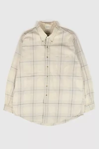 Vintage Plaid Button-Down Shirt