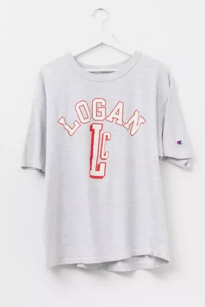 Vintage 1990s Champion Logan University Spell Out Graphic T-Shirt
