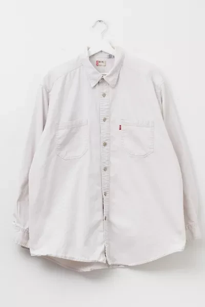 Vintage Y2K Levi’s® Natural Cotton Denim Button Up Shirt