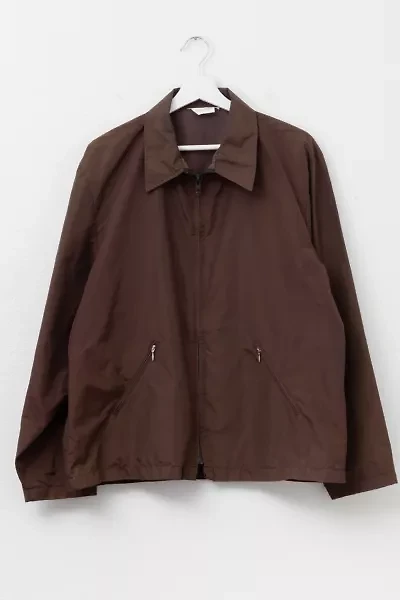 Vintage 1970s Light Wight Brown Nylon Rickey Jacket