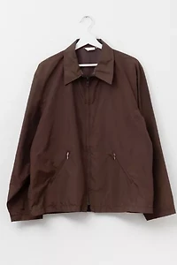 Vintage 1970s Light Wight Brown Nylon Rickey Jacket