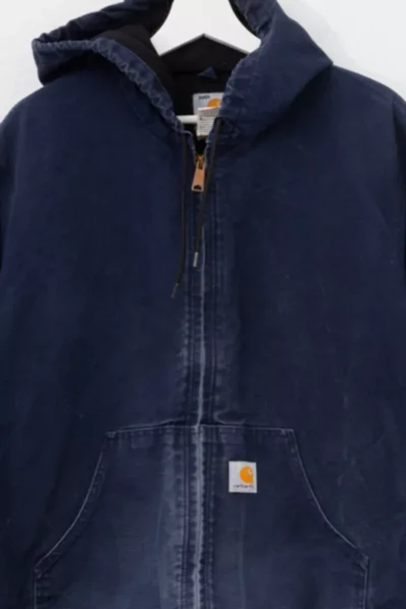 Vintage 1990s Carhartt Hooded Canvas Active Jacket