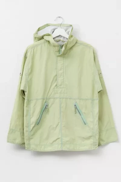 Vintage 1990s GAP Green Cotton Anorak Windbreaker Jacket