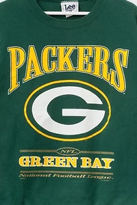 Vintage 1990s Green Bay Packers Graphic Crewneck Sweatshirt Made in USA