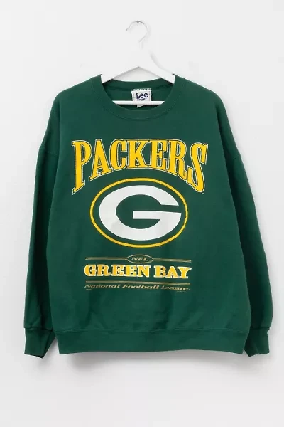Vintage 1990s Green Bay Packers Graphic Crewneck Sweatshirt Made in USA