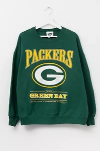 Vintage 1990s Green Bay Packers Graphic Crewneck Sweatshirt Made in USA