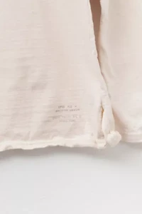 Vintage 1950s Natural Cotton Football Jersey Athletic Shirt