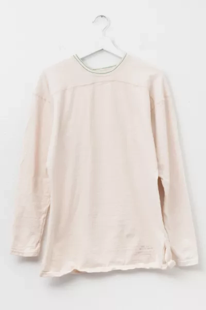 Vintage 1950s Natural Cotton Football Jersey Athletic Shirt