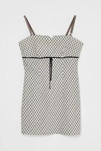Vintage Y2k Patterned Mini Dress