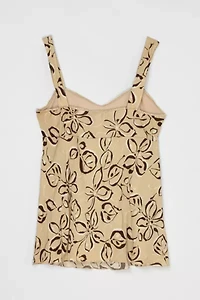 Vintage Y2k Patterned Top