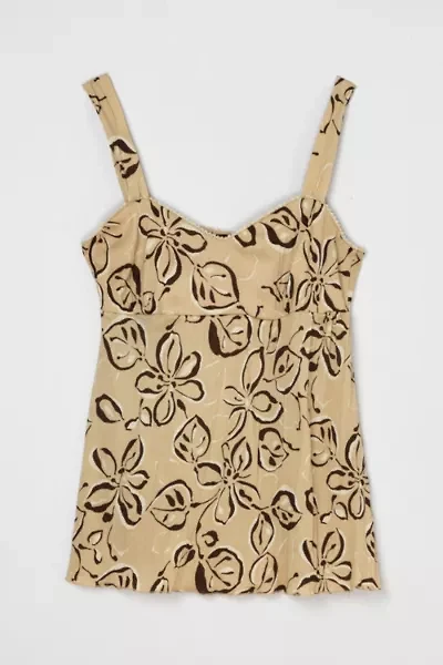 Vintage Y2k Patterned Top