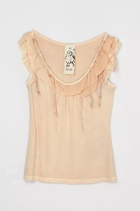 Vintage Y2k Peach Top