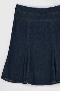 Vintage Y2k Denim Midi Skirt