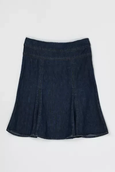 Vintage Y2k Denim Midi Skirt