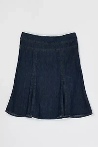 Vintage Y2k Denim Midi Skirt