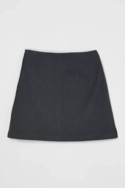 Vintage Y2k Dark Grey Mini Skirt