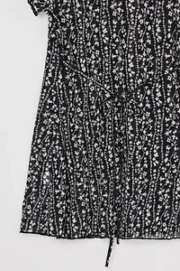 Vintage Y2k Patterned Mini Dress