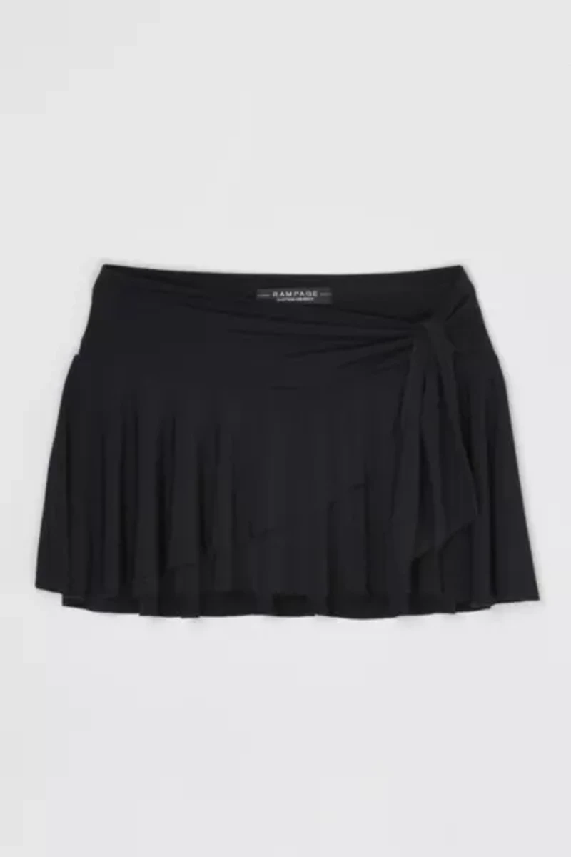 Vintage Y2k Ruffled Micro Mini Skirt