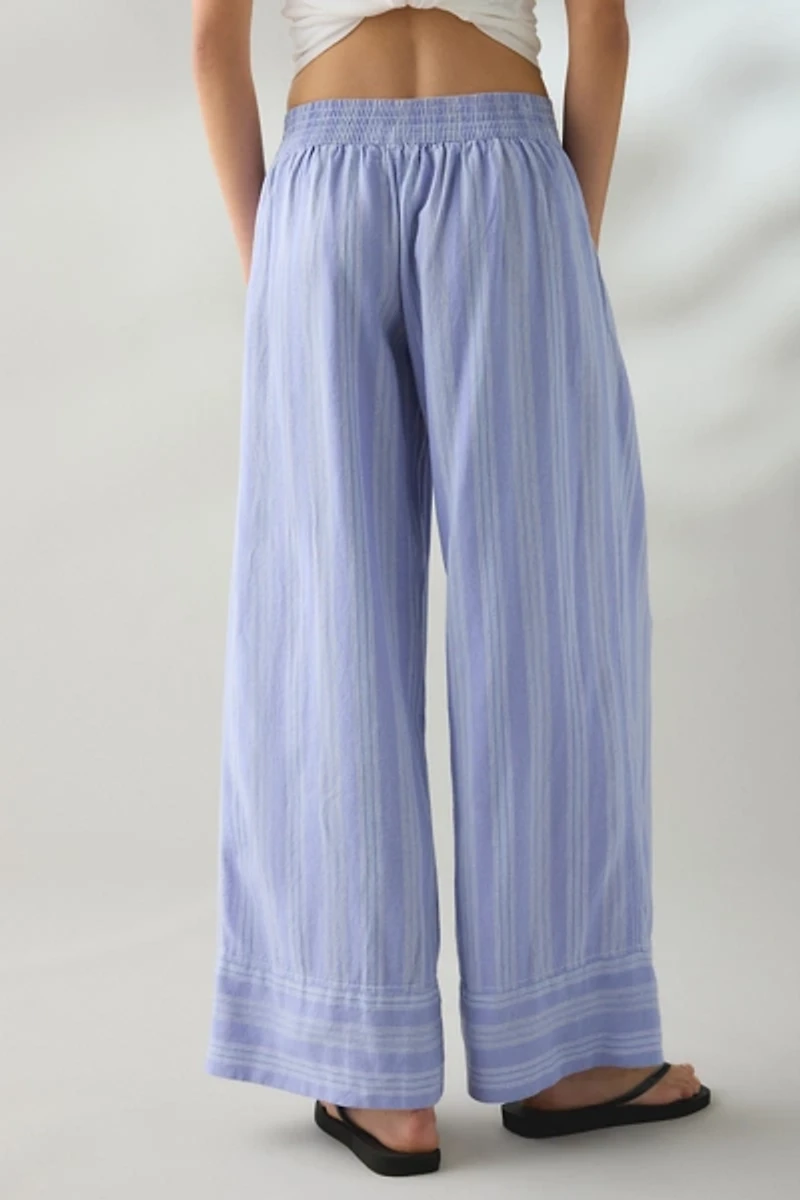 UO Daybreak Linen Blend Wide Leg Pant