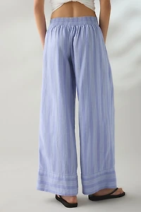 UO Daybreak Linen Blend Wide Leg Pant