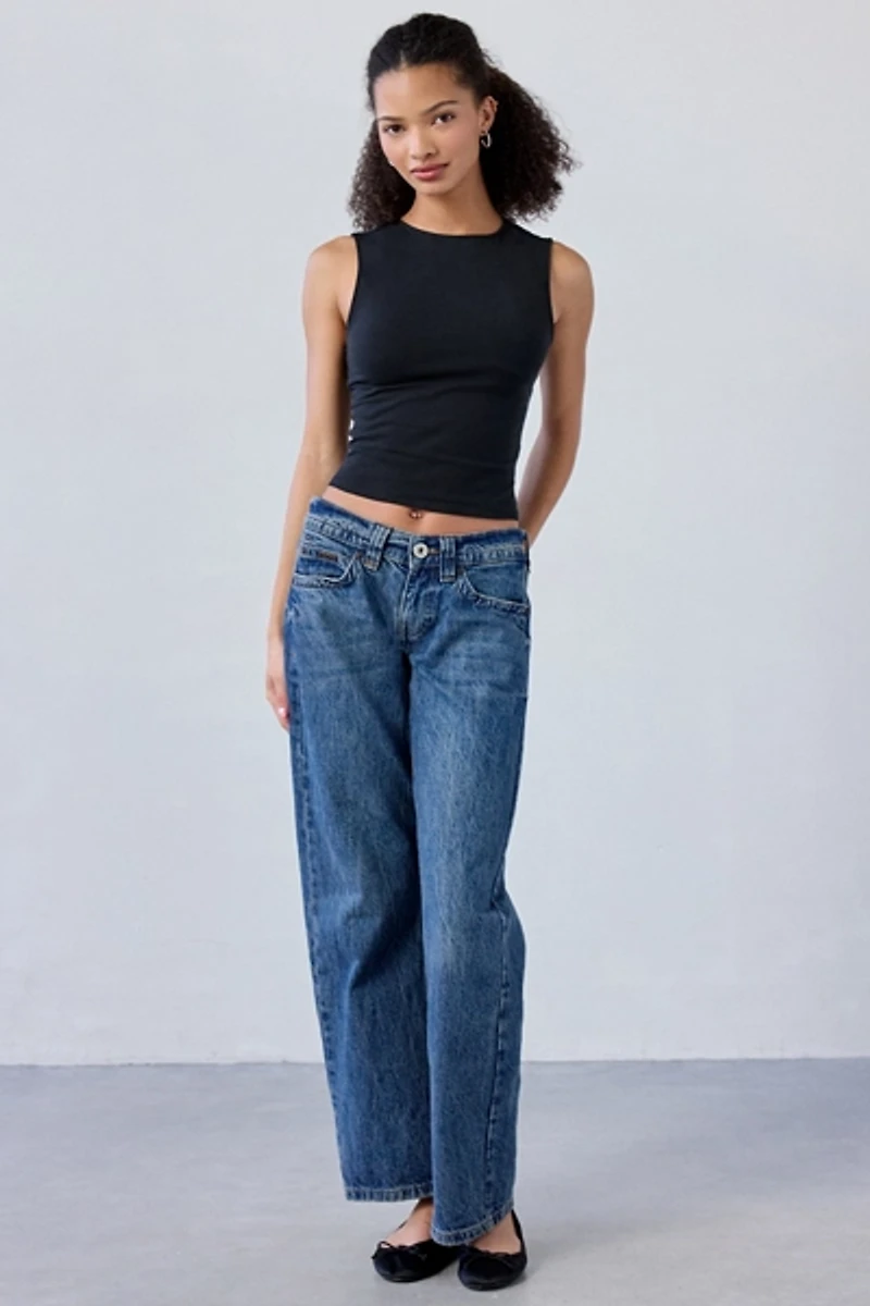 Out From Under Bec Cutout Bow-Back Cropped Tank Top