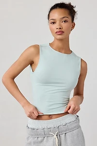 Out From Under Bec Cutout Bow-Back Cropped Tank Top