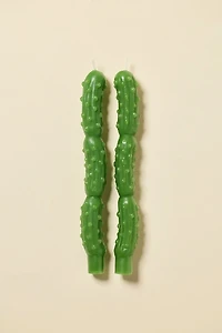 Dill Pickle Taper Candle Set