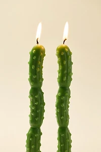 Dill Pickle Taper Candle Set